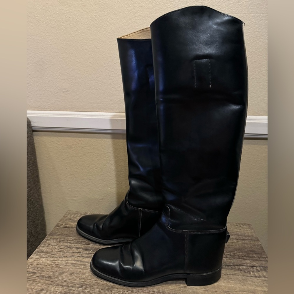 Marlborough Equestrian Riding Boot Leather Knee High Boots